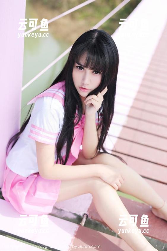 美媛馆 - 媛媛酱belle白丝写真，宛如轻风拂面，轻柔而不失锋芒。